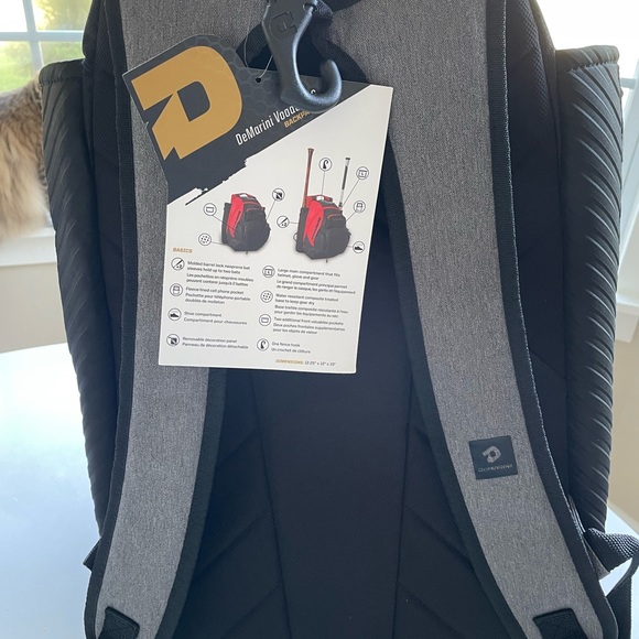DeMarini Voodoo OG heather grey batpack. New,original packaging from DeM… - Picture 6 of 6